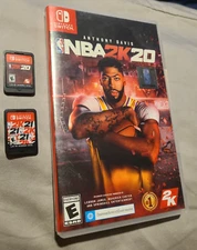 NBA 2K20 & 2k21 - Nintendo Switch - Basketball - 1 Case & 2 Games