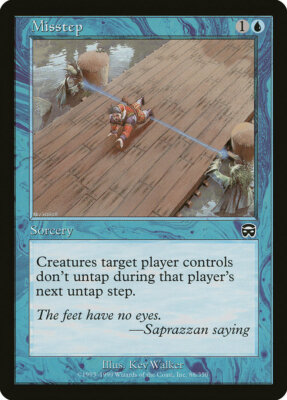 Magic MTG Tradingcard Mercadian Masques 1999 Misstep 88/350