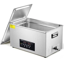 CREWORKS 22L Digital Ultrasonic Cleaner for Jewelry Glasses Auto Part Cleaning