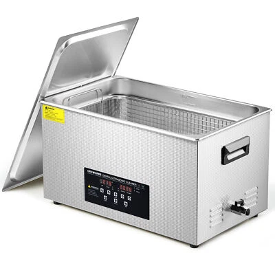 CREWORKS 22L Digital Ultrasonic Cleaner for Jewelry Glasses Auto Part Cleaning
