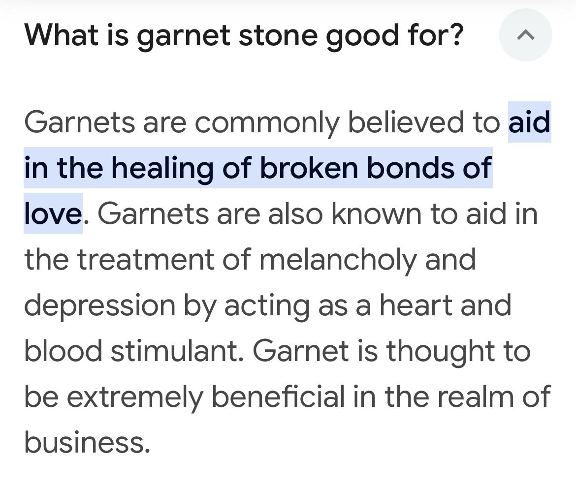 Garnet Ring - image 1