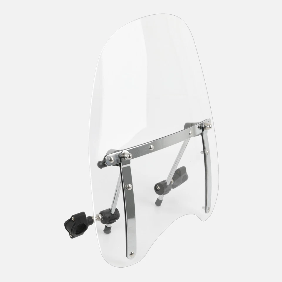 Parabrisas de motocicleta 18"x16" manillar de 7/8"" y 1"" para Honda Shadow Aero 750 EE. UU. Foto 4 de 4