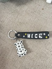 New creative trendy patten teddy bear keychain car key
