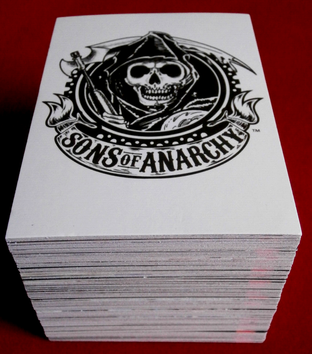 SONS OF ANARCHY Seasons 3, COMPLETE BASE SET (100 cards