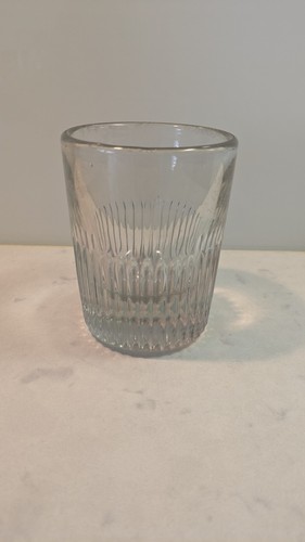 Verre Bistrot Ancien Bulles Épais Collection Bar Vintage Rare Style Année 50