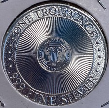1 Troy oz .999 Fine Silver, Molon Labe, Intaglio 2010 49.50 per troy oz