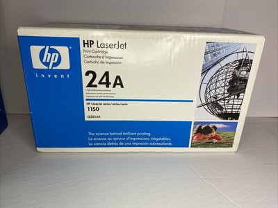 Q2624A 24A Genuine New HP Black Toner Cartridge Sealed LaserJet 