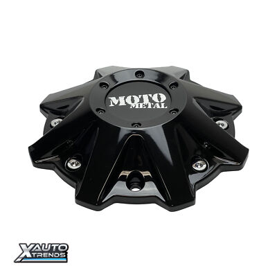 MO970 Wheel Center Cap Gloss Black w/ Optional Open End