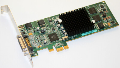 Matrox MGI G55-MDDE32LPDF, F7230-00 REV A, PCI-E x1, 32 MB DDR, DMS-59