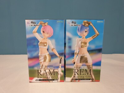Re:Zero Ram & Rem Racing Girl Figuren