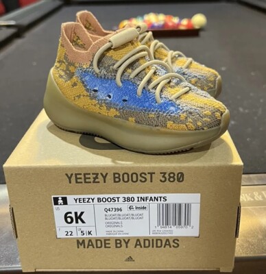 YEEZY BOOST 380ブルー/イエロー/ブラウン adidas Yeezy Boost 380 Blue Oat Reflective FX9847 Men's Size