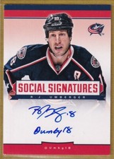 2013-14 Panini Social Signatures #RU R.J. Umberger AUTO - Columbus Blue Jackets