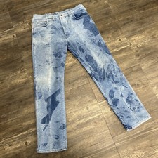 Vintage Wrangler Men Denim Jeans Made In USA NO SIZE TAG (36) Bleached