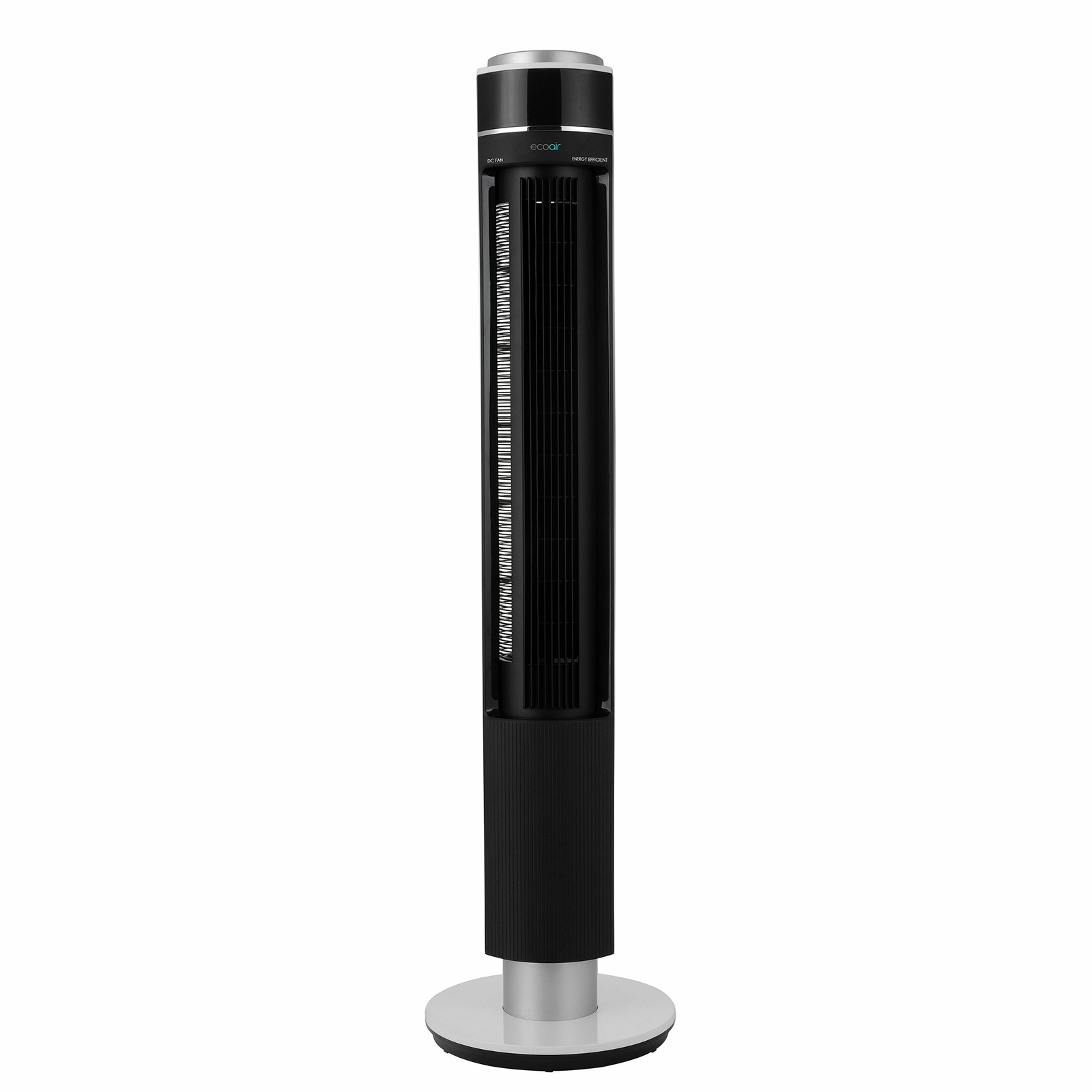 EcoAir Halo Low Energy DC Tower Fan 12 Speed Timer Remote Control Oscillation