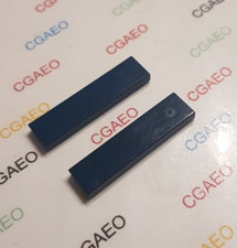2 x  Lego  2431 Tile 1 x 4 - DARK BLUE