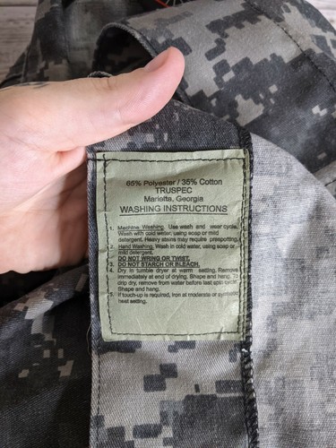 Tru-Spec Digital Camouflage Shirt Jacket Cargo Pockets BDU Uniform Camo Men's M - Picture 9 of 9