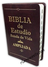 Biblia Pastoral De Estudio Senda De Vida Ampliada Rv1960 Marrn Con Indice