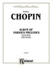 Album of Various Preludes Transcribed for Guitar by Alfred Publishing Co., Inc. (Paperback / softback, 1985)