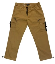 NWT Forever 21 Mens XL 37-44 Long Pants Joggers Cargo Outdoor Chestnut 30 Inseam