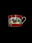 Lynn Chase Winter Game Birds Red Pair of Cups and Saucers — photo 4