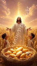 Jesus Christ - Digital Image Phone Background AI Art, 8 images - #49