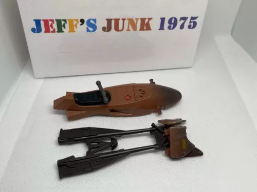 STAR WARS POTF2 Vehicle Part lot Speeder Bike top Kenner 1995 incomplete 3.75