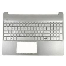 Palmrest For HP 15-DY 15-EF0023DX 15-EF Keyboard M17184-001 L63578-001 Silver US