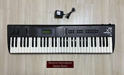 Korg X5 61-Key Keyboard Synthesizer with Adapter Used from Korg X5 61-Key Keyboard Synthesizer with Adapter Used from