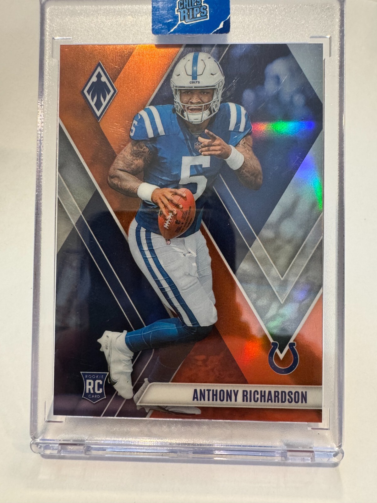 2023 Panini Phoenix - Rookies Anthony Richardson #103 Orange /99 (RC)
