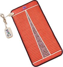 Infrared Heat Amethyst Mat - 48" L X 22" W - Natural Crystals - Adjustable FIR H