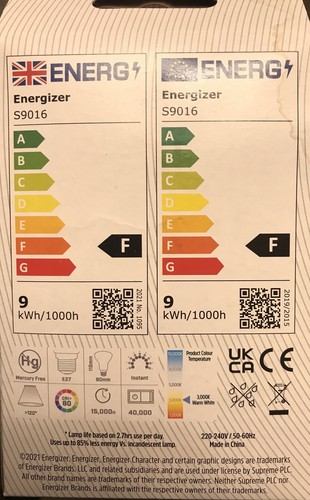 Energizer LED R80 Reflector Bulb E27 ES 7.3w (60w) 806 Lumens 3000k Warm White - Picture 3 of 3