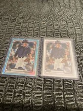 2020 Bowman Draft First 1st Edition Blue Sky Foil Drew Romo Rockies + Base Lot