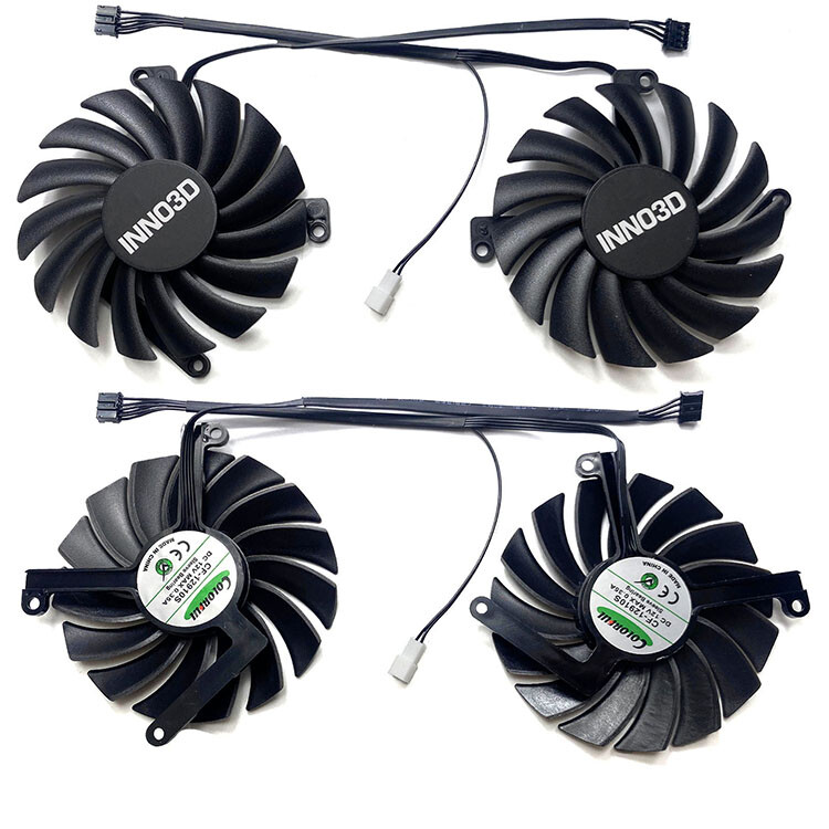 Cooling Fan For INNO3D RTX3060ti 3080 TWIN X2 OCBlack Gold Extreme