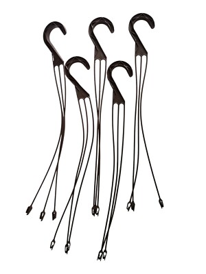 Replacement Plastic Hangers for 10'' Hanging Baskets (3-strand) - Choose Color Qt