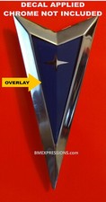Pontiac G5 2007 - 2009 Front Emblem Logo Overlay Vinyl Decal Pick Color