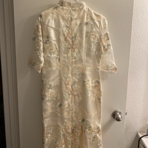 Women Elegant Qipao Wedding Party Cheongsam Oriental Evening Dress Chinese, D06 - Picture 6 of 13