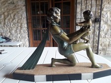 sculpture bronze signée de Géo maxim