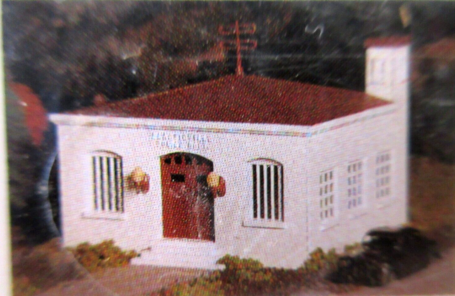Bachmann O Scale Plasticville Police Station with Police Car 45609