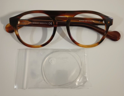 New MONCLER ML 5028-050-51 Tortoise Eyeglasses | eBay 