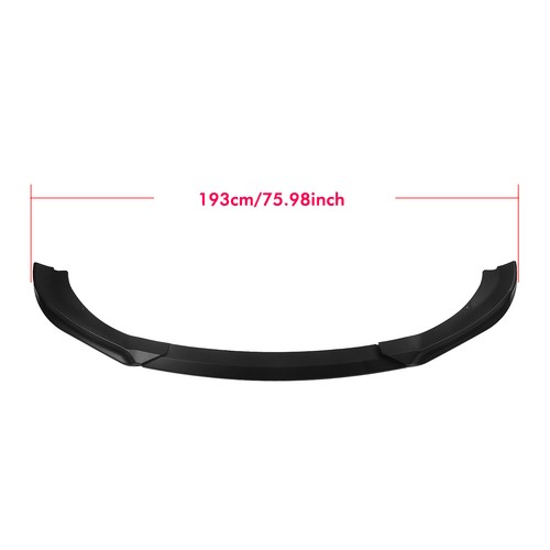 Front Bumper Spoiler Lip For Hyundai Genesis Coupe 2 Door 2013-2016 Matte Black - Foto 22 di 22