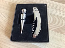 Wine opener and stopper set.  Boxed. Nice gift