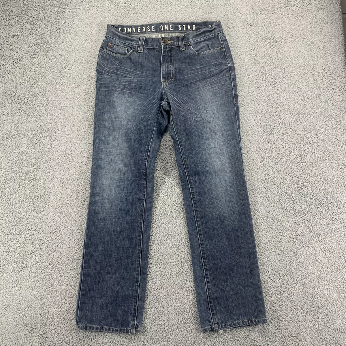 Converse One Star Jeans Mens 30x30 Greenwich Straight Medium Wash