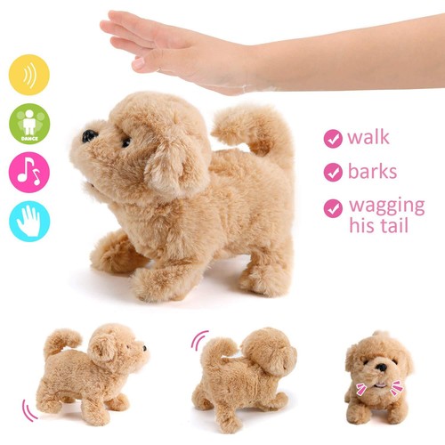 Plush Golden Retriever Toy Puppy Electronic Interactive Pet Dog - Walking, Ba... - Picture 2 of 7