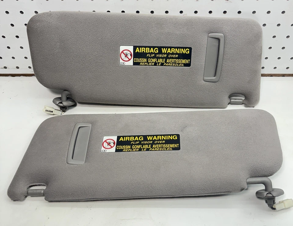 Juego de pares de parasoles laterales para conductor y pasajero Lexus LS430 2001-2006 gris OEM JDM Foto 3 de 3