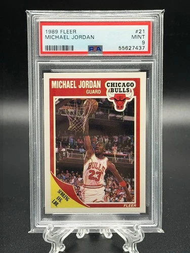 1989-90 Fleer #21 Michael Jordan PSA MINT 9! GREAT centering!