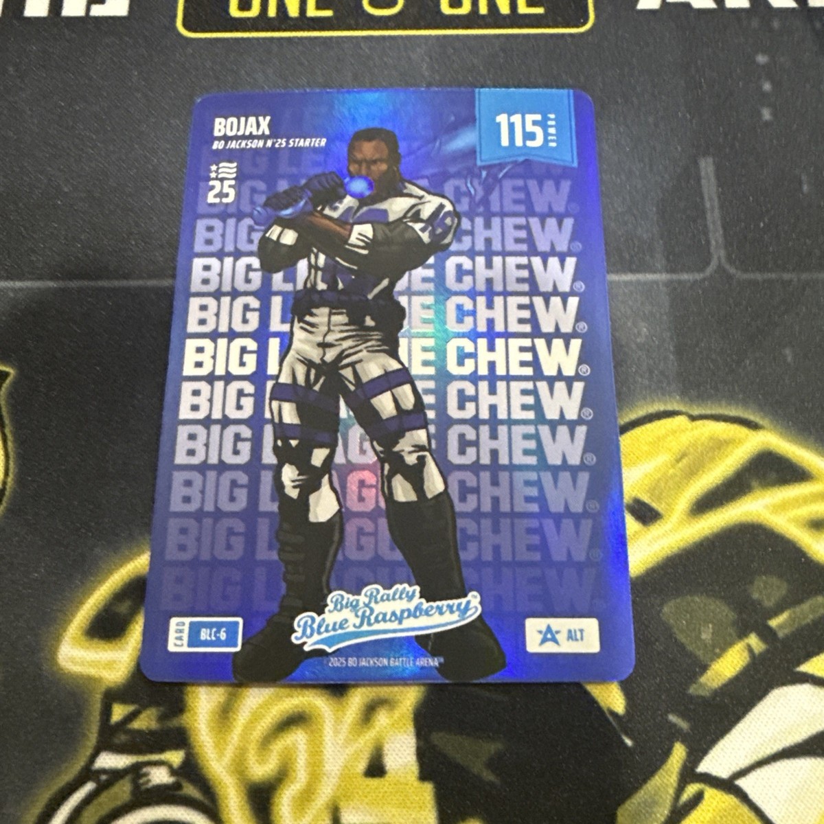 BoJax Bo Jackson Battle Arena Big League Chew Alt Blue Baseball NSCC SP #BLC-6