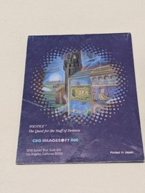 Solstice: The Quest for The Staff of Demnos (Nintendo NES 1990) w/Manual, Tested