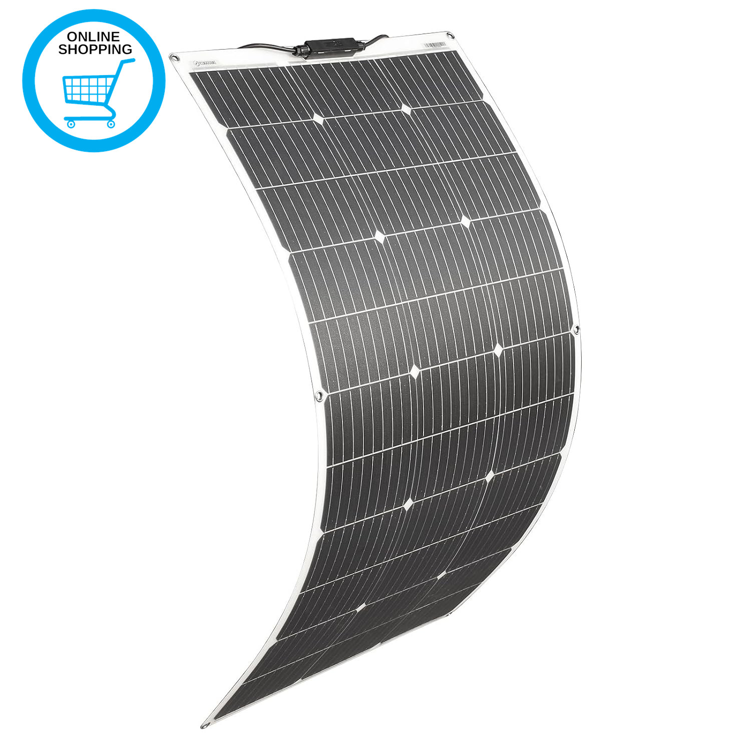 100W Solar Panel 18V Flexible Solar Module Monocrystalline Solar Charger for Off