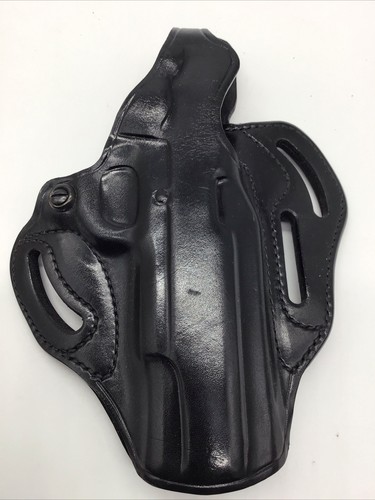 Galco Gunleather Cop Series K149HO Black Leather Holster  - Right Hand OWB