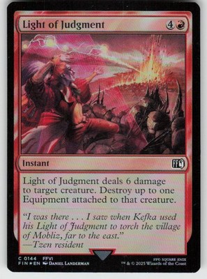 MTG - 01 Light of Judgment 144 C FINAL FANTASY
